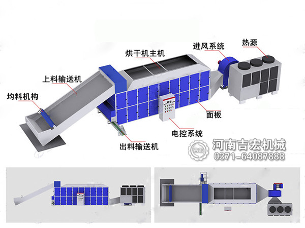 虾米烘干机工作原理